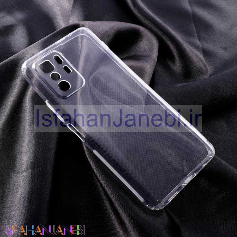 اصفهان جانبی-قاب ژله ای ساده بی رنگ محافظ لنزدار Xiaomi Redmi Note 10 Pro (China)