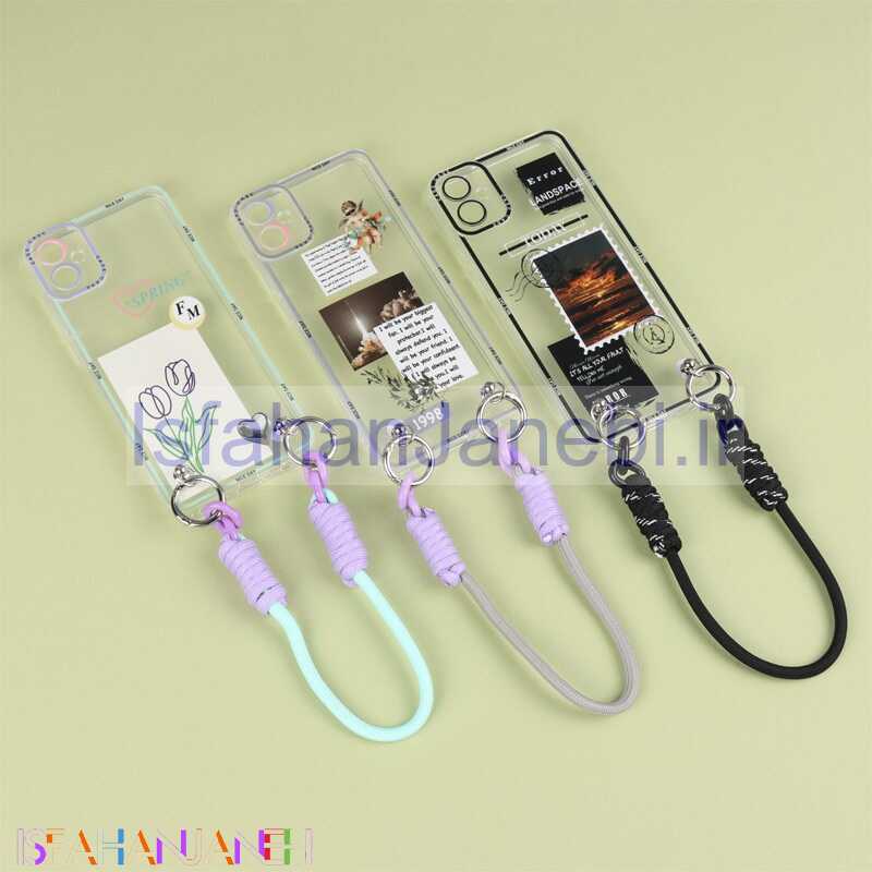 اصفهان جانبی-قاب شفاف ژله ای دستبندی محافظ لنزدار Samsung Galaxy A05