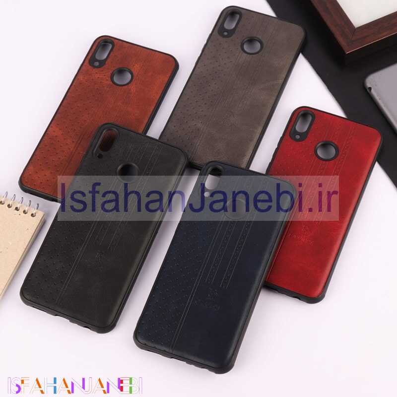 اصفهان جانبی-قاب چرمی Canary هواوی Y9 2019 / Enjoy 9 Plus محافظ لنزدار