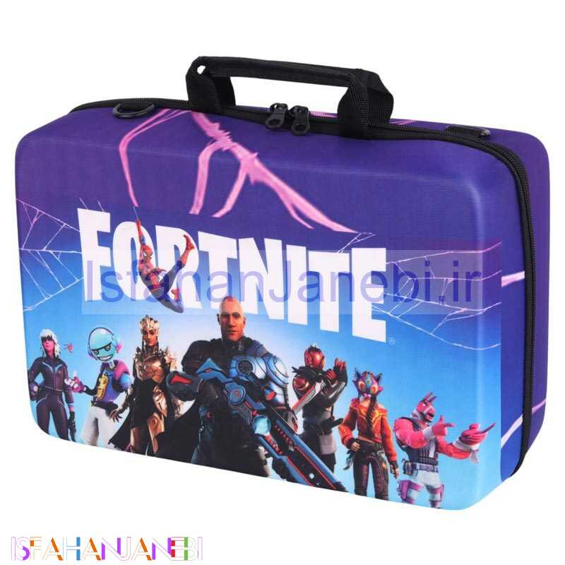 اصفهان جانبی-کیف کنسول بازی PS5 Slim طرح Fortnite کد 2