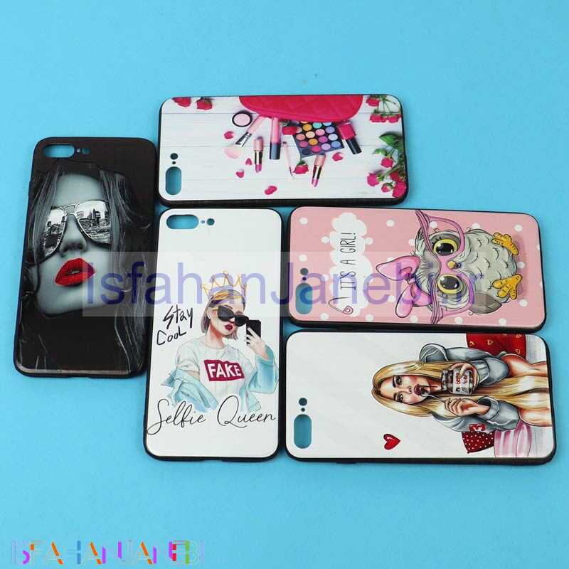 اصفهان جانبی-قاب فانتزی برجسته دخترانه آیفون iPhone 7 Plus / 8 Plus سری 6