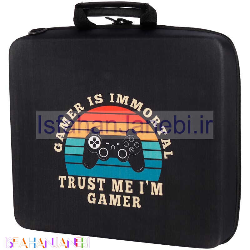 اصفهان جانبی-کیف کنسول بازی PS4 طرح Gamer Is Immortal