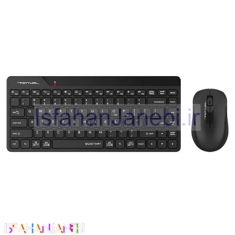 اصفهان جانبی-کیبورد و موس بی سیم ای فورتک FG2200 Air