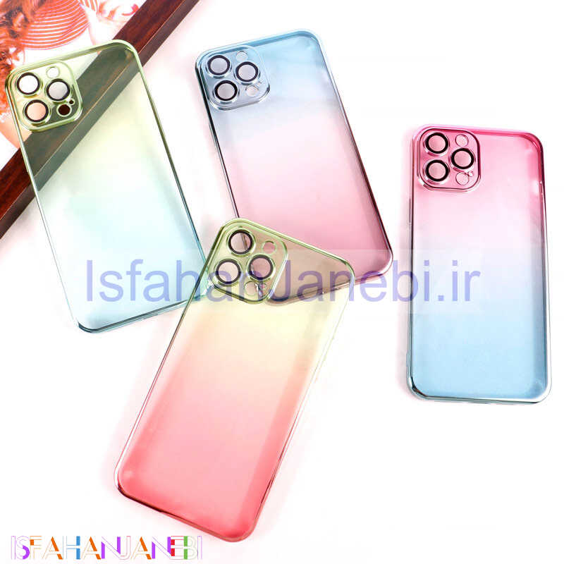 اصفهان جانبی-قاب اورجینال Q.Series دو رنگ محافظ لنزدار iPhone 12 Pro Max