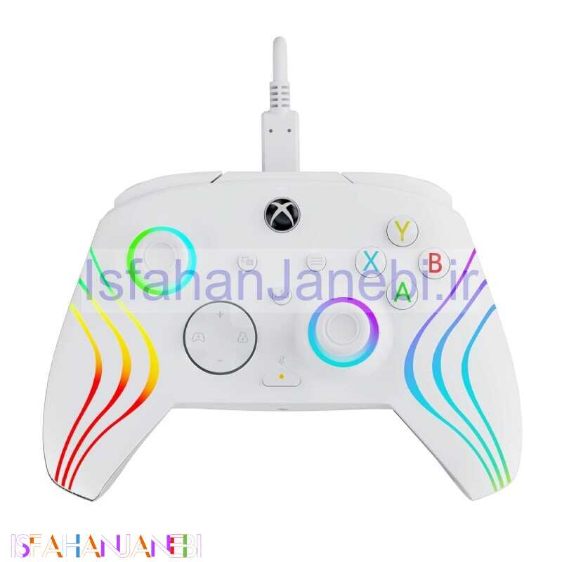 اصفهان جانبی-دسته بازی PDP Afterglow Wave White XBOX Series X/S / PC