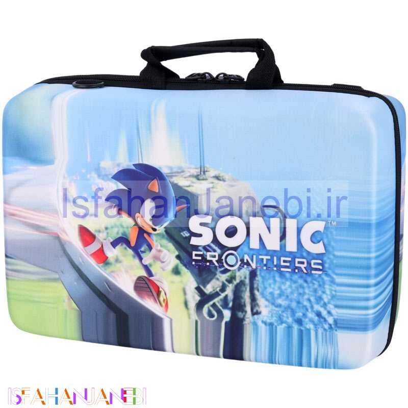 اصفهان جانبی-کیف کنسول بازی PS5 Slim طرح Sonic Frontiers کد 2