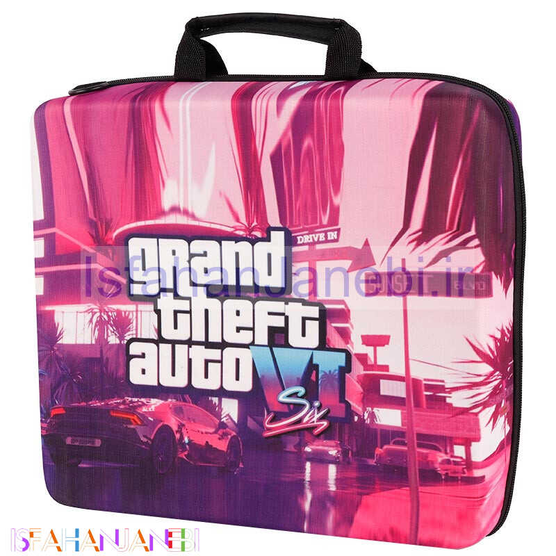 اصفهان جانبی-کیف کنسول بازی PS4 طرح GTA VI کد 2