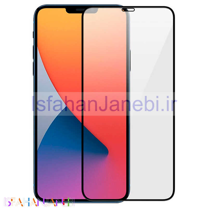 اصفهان جانبی-گلس تمام چسب Mocoson 5D آیفون iPhone 12 Pro Max