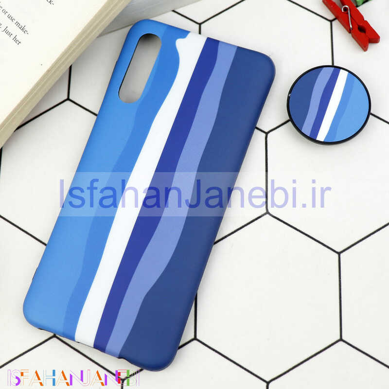 اصفهان جانبی-قاب طرحدار مات IMD + پاپ سوکت Samsung Galaxy A30s / A50s