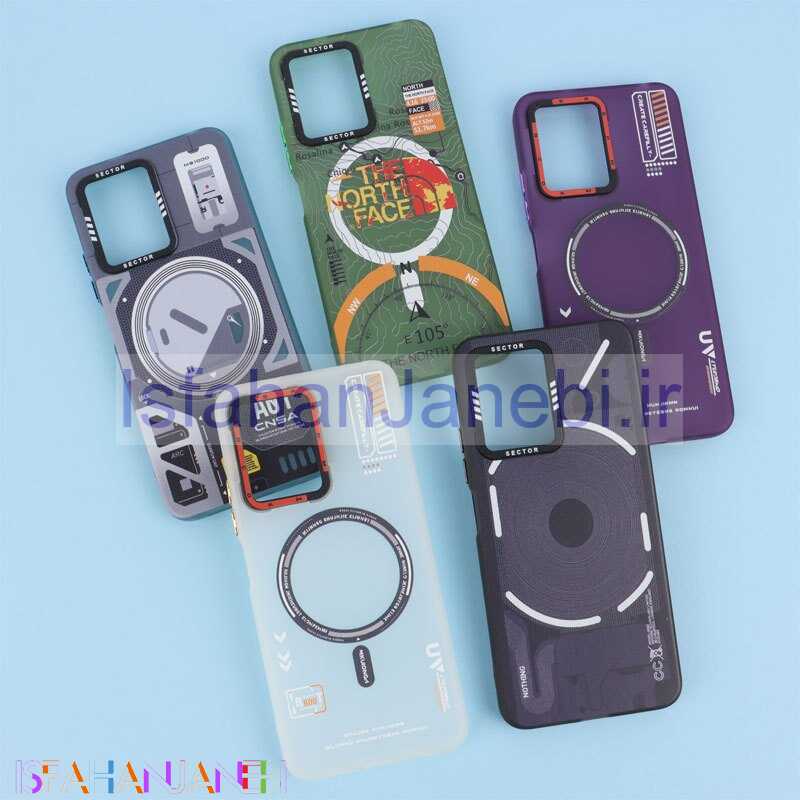 اصفهان جانبی-قاب فانتزی Sector طرح دار Xiaomi Redmi Note 12 4G