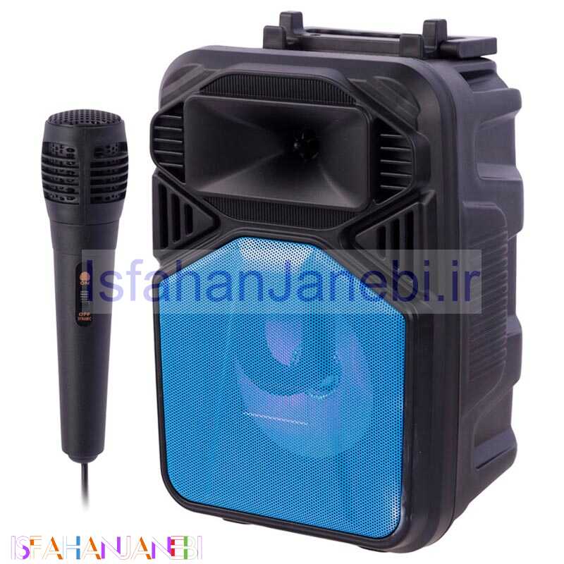 اصفهان جانبی-اسپیکر بلوتوثی رم و فلش خور YD-1201 + میکروفون