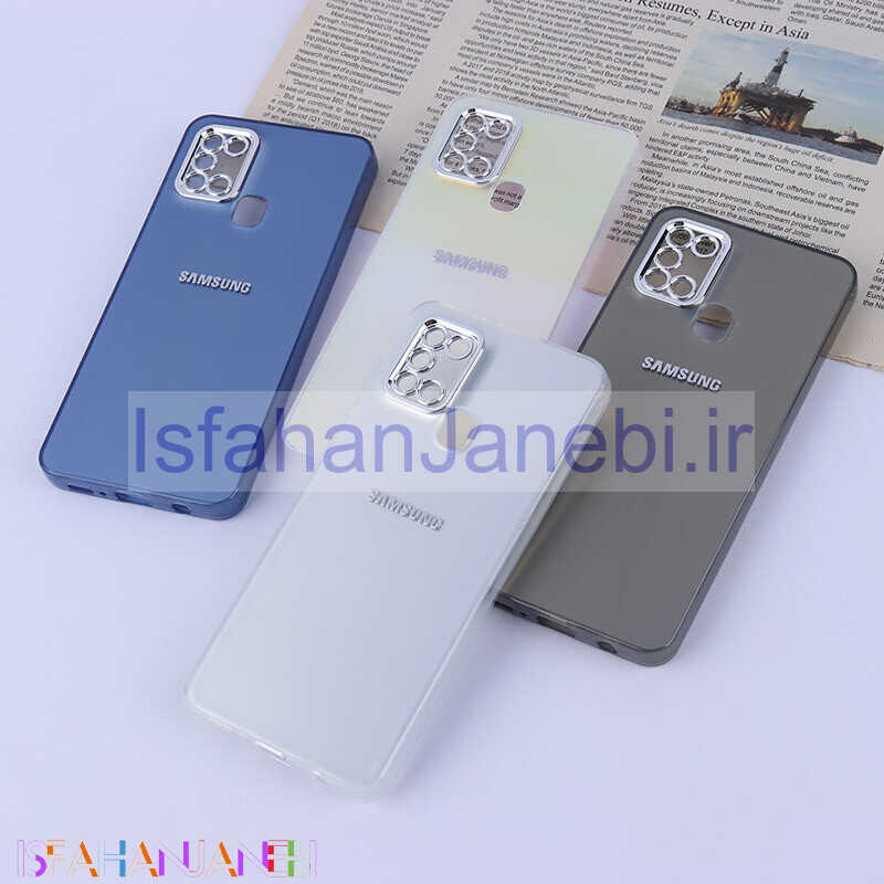اصفهان جانبی-قاب PC سامسونگ Galaxy A21s براق متال محافظ لنزدار