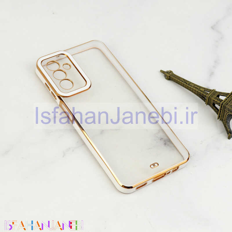اصفهان جانبی-قاب شفاف دور رنگی محافظ لنزدار Samsung Galaxy A13 5G سفید