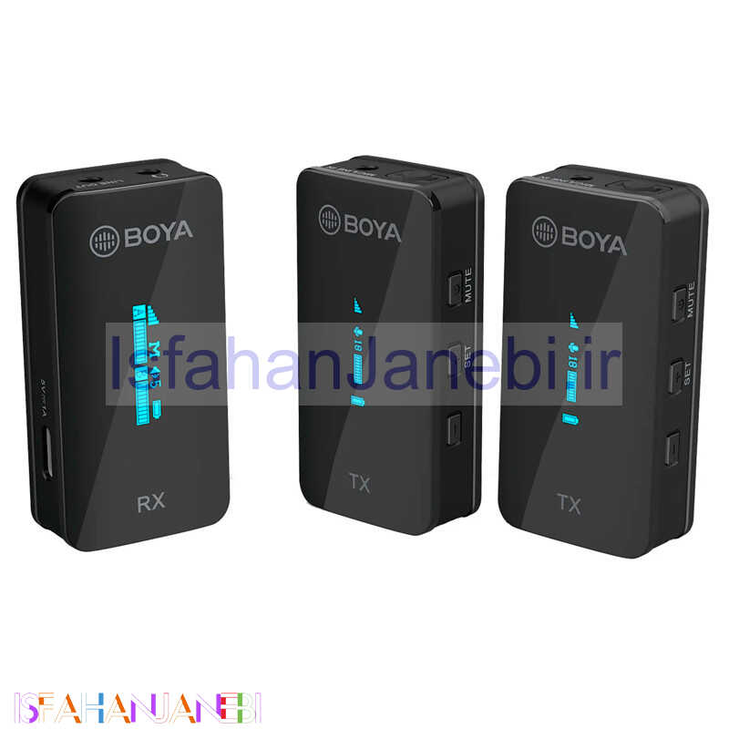 اصفهان جانبی-میکروفون یقه ای بی سیم Boya BY-XM6-S2