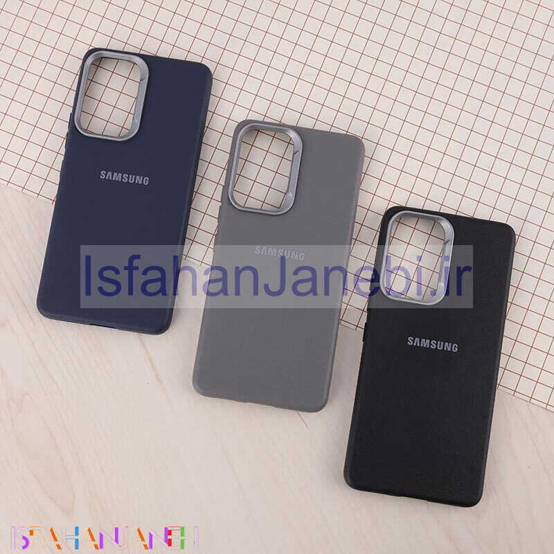 اصفهان جانبی-قاب چرمی ژله ای Leather سامسونگ Galaxy A53 5G لوگودار