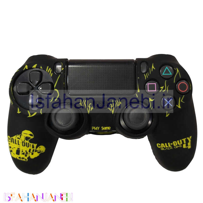 اصفهان جانبی-روکش دسته بازی PS4 طرح Call of duty زرد کد 2