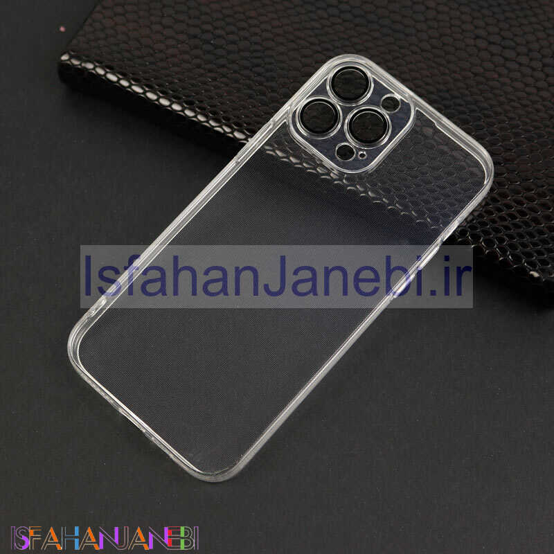 اصفهان جانبی-قاب ژله ای محافظ لنزدار بی رنگ iPhone 13 Pro