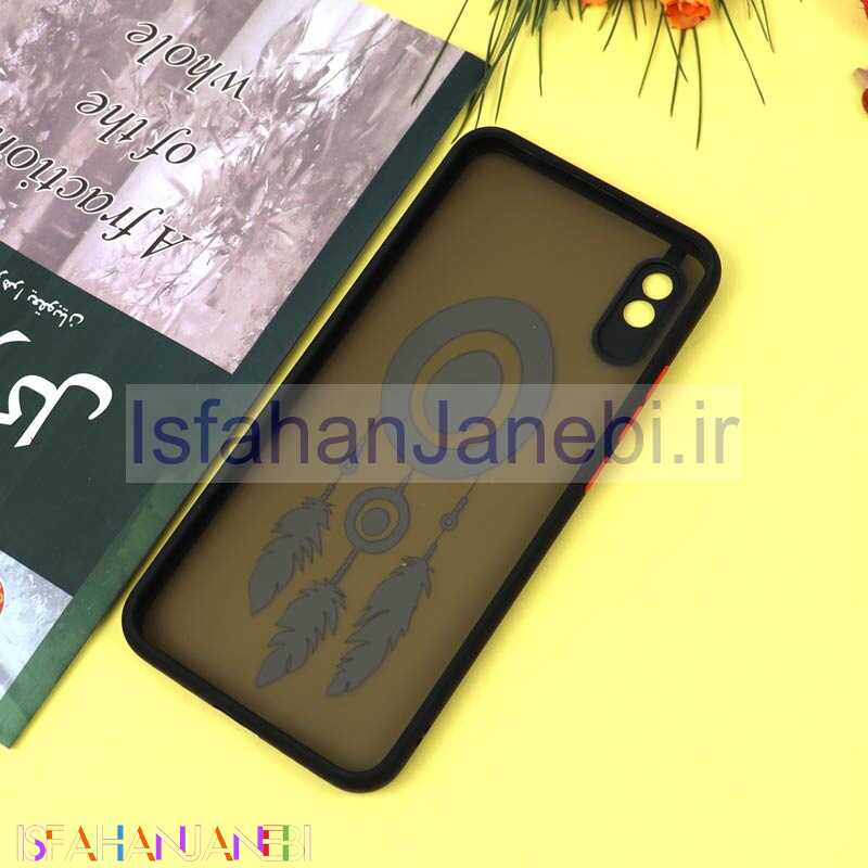 اصفهان جانبی-قاب PC مات محافظ لنزدار طرحدار دیریم کچر شیائومی Redmi 9A