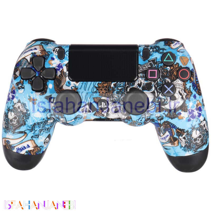 اصفهان جانبی-دسته بازی بی سیم SONY PlayStation 4 DualShock 4 High Copy طرح اسکلت