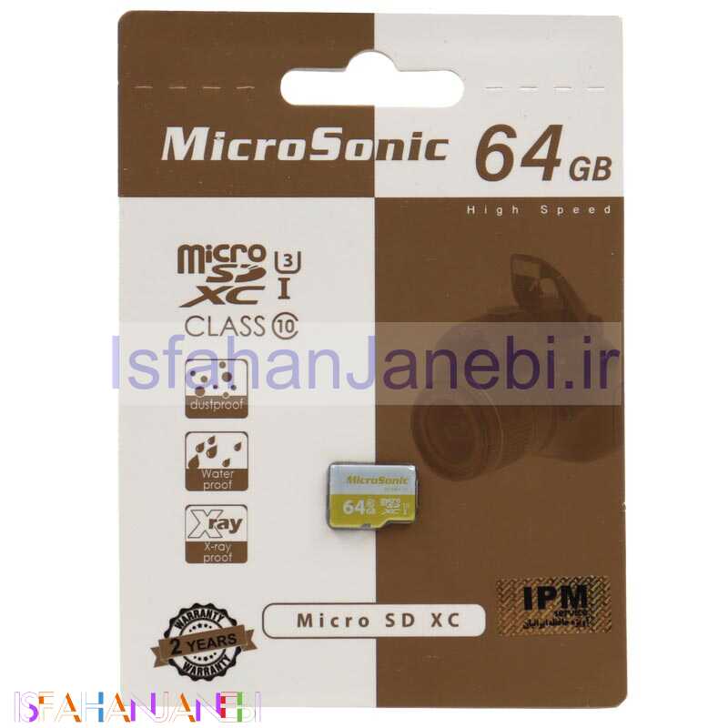 اصفهان جانبی-رم میکرو 64 گیگ میکروسونیک MicroSonic U3 C10 90MB/s