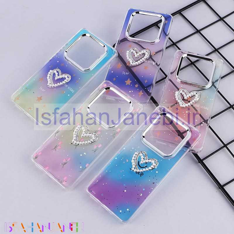 اصفهان جانبی-قاب شفاف کهکشانی شیائومی Redmi Note 14 Pro Plus 5G