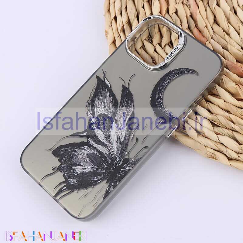 اصفهان جانبی-قاب PC More آیفون iPhone 13 / 14 طرح ماه و پروانه