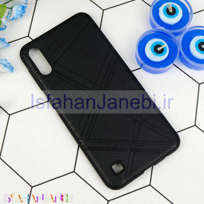 اصفهان جانبی-قاب چرمی ساده Samsung Galaxy A10 مشکی
