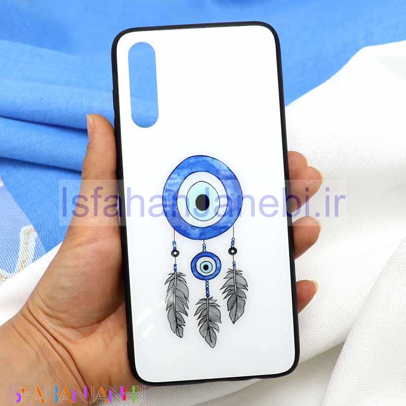 اصفهان جانبی-قاب پشت گلسی طرح چشم و نظر Samsung A70