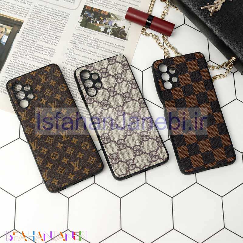 اصفهان جانبی-قاب محافظ لنزدار چرمی لاکچری Samsung A32 5G