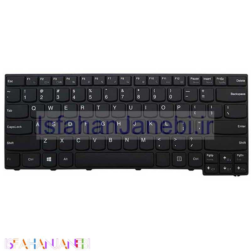 اصفهان جانبی-کیبورد Lenovo ThinkPad E4070 با فریم -مشکی