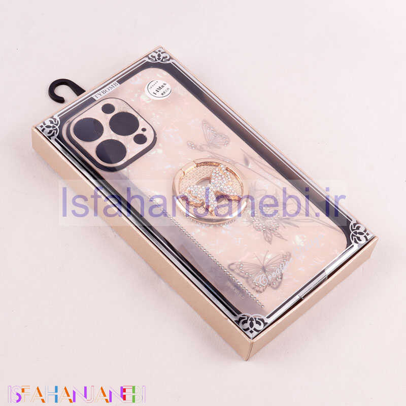 اصفهان جانبی-قاب طرح پروانه ای محافظ لنزدار برجسته پاپ سوکت دار iPhone 14 Pro Max