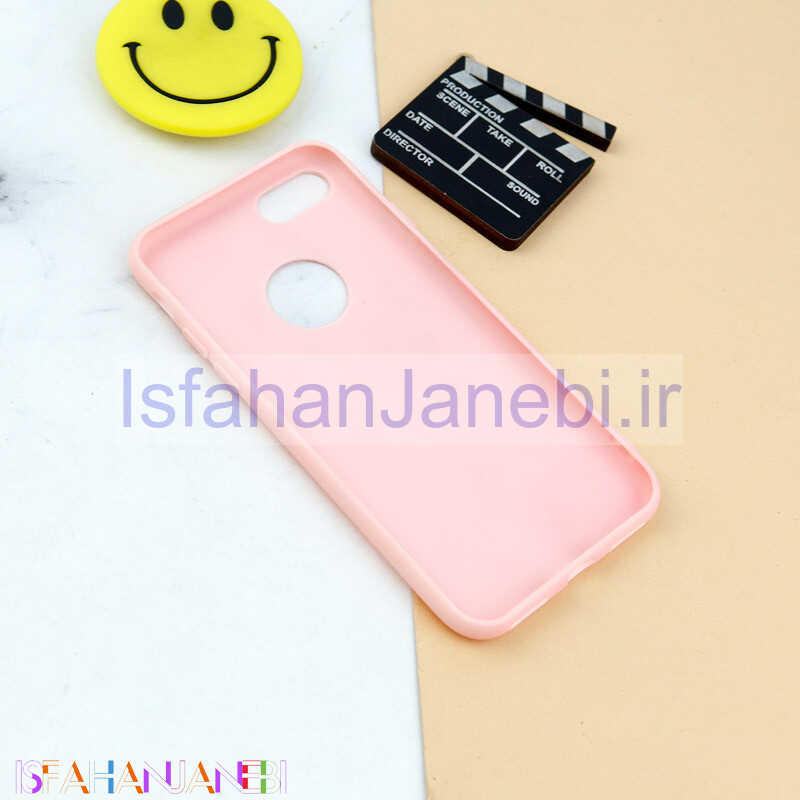 اصفهان جانبی-قاب طرح سیلیکونی iPhone 7 / 8 صورتی