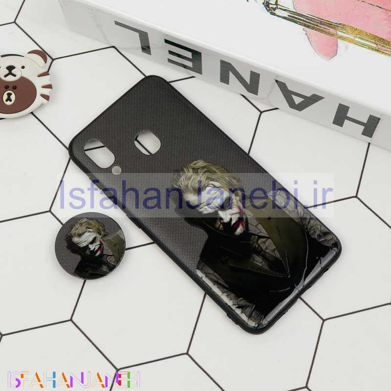 اصفهان جانبی-قاب فانتزی برجسته + پاپ سوکت طرح Joker سامسونگ A20/A30 سری D