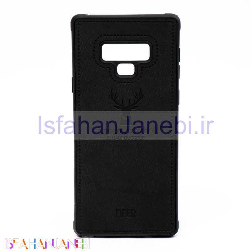 اصفهان جانبی-قاب چرمی طرح گوزن Samsung Note 9 مشکی