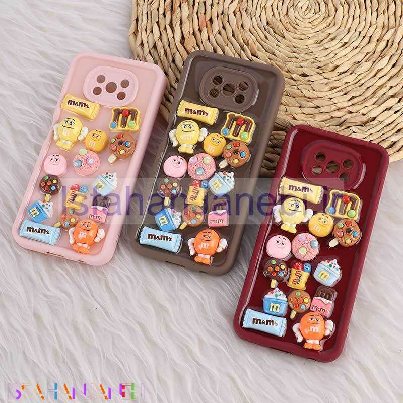 اصفهان جانبی-قاب سولید شیائومی Poco X3 / X3 NFC / X3 Pro عروسکی براق محافظ لنزدار