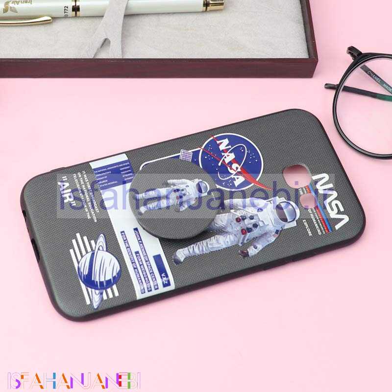 اصفهان جانبی-قاب فانتزی برجسته + پاپ سوکت کد19 سامسونگ A5 2017