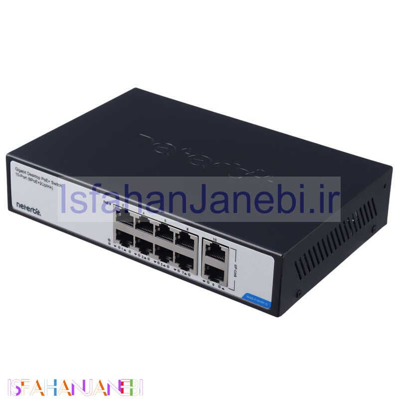 اصفهان جانبی-سوییچ 10 پورت POE نتربیت NGS-F1010P-C