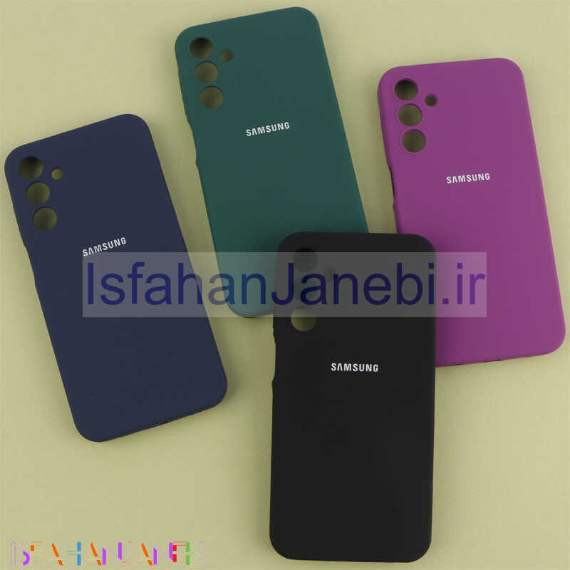 اصفهان جانبی-قاب سیلیکونی اصلی زیربسته سامسونگ Galaxy A15 محافظ لنزدار