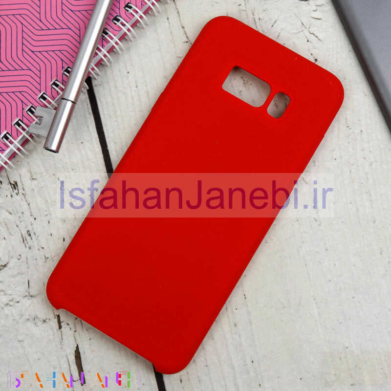 اصفهان جانبی-قاب طرح سیلیکونی Samsung Galaxy S8 Plus قرمز