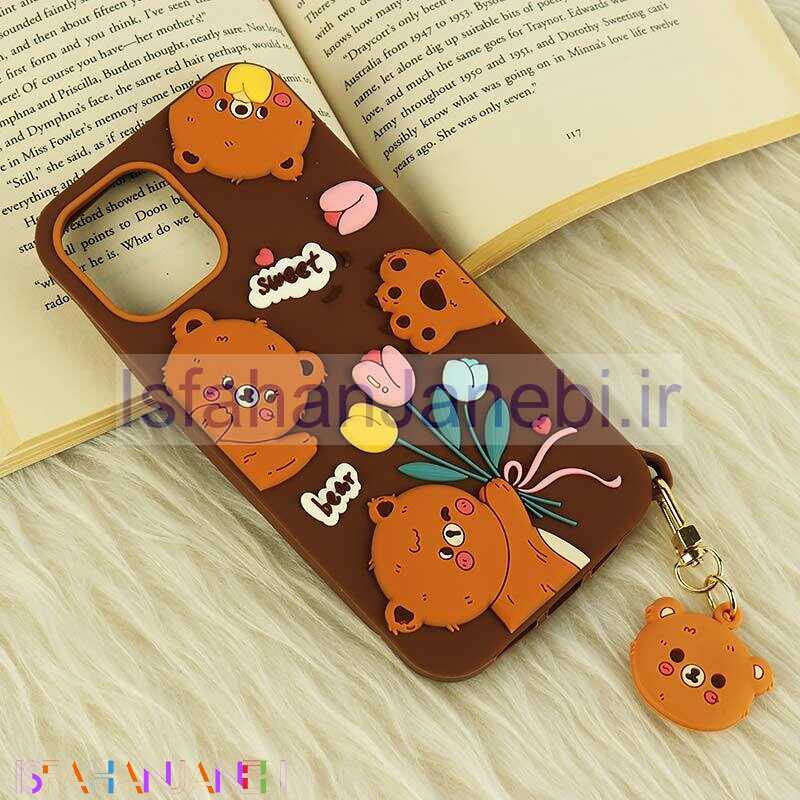 اصفهان جانبی-قاب سیلیکونی Vip Max آیفون iPhone 12 Pro Max طرح Sweet Bear آویزدار