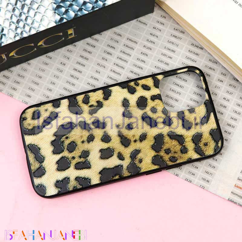 اصفهان جانبی-قاب فانتزی برجسته طرح پلنگی iPhone 12 Mini سری F