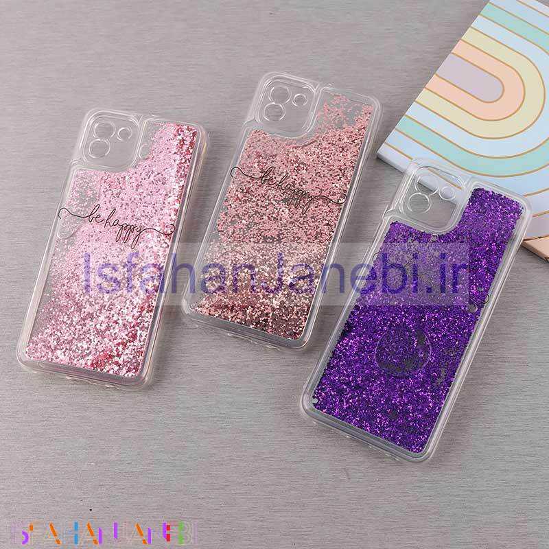 اصفهان جانبی-قاب آکواریومی شفاف Irock سامسونگ Galaxy A03 محافظ لنزدار