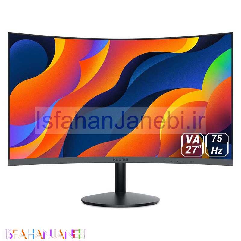 اصفهان جانبی-مانیتور گیمینگ خمیده کووری 27N5C سایز 27 اینچ