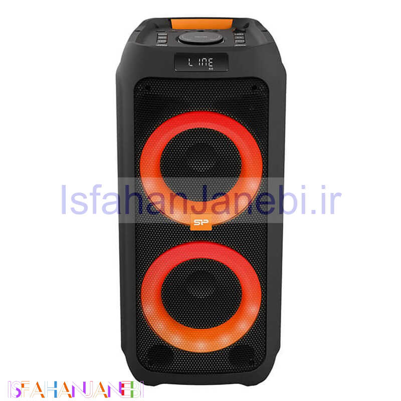 اصفهان جانبی-اسپیکر بلوتوثی رم و فلش خور Silicon Power BS91 + میکروفون و ریموت کنترل