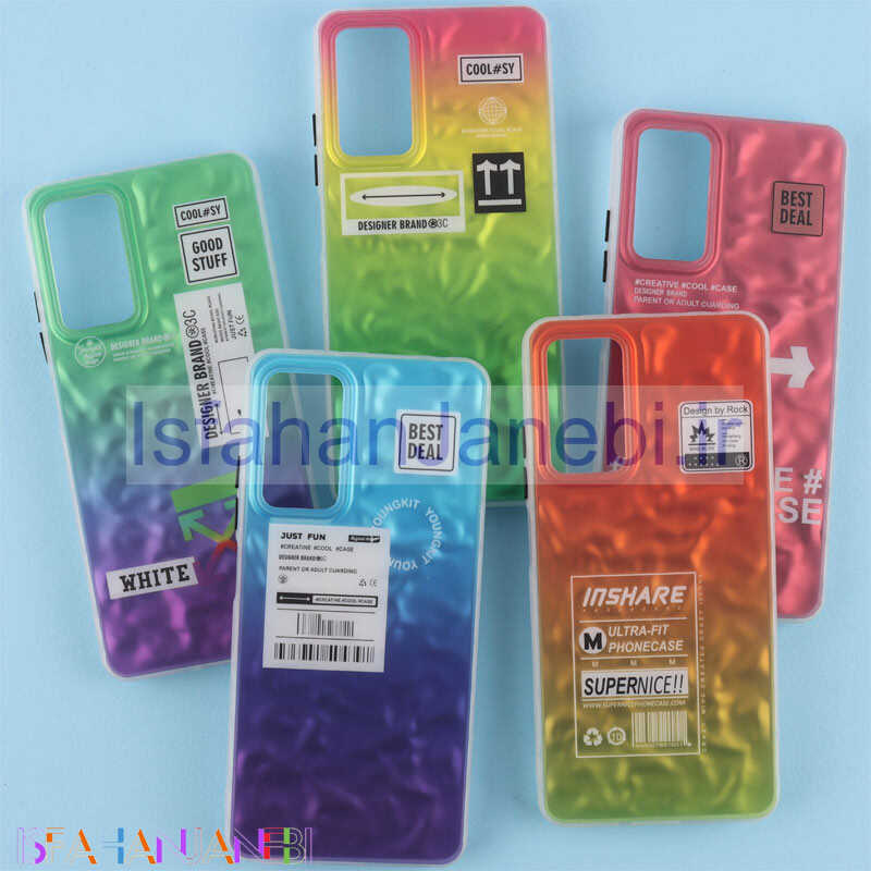 اصفهان جانبی-قاب Gradient Holographic برجسته Xiaomi Redmi Note 12 Pro 4G