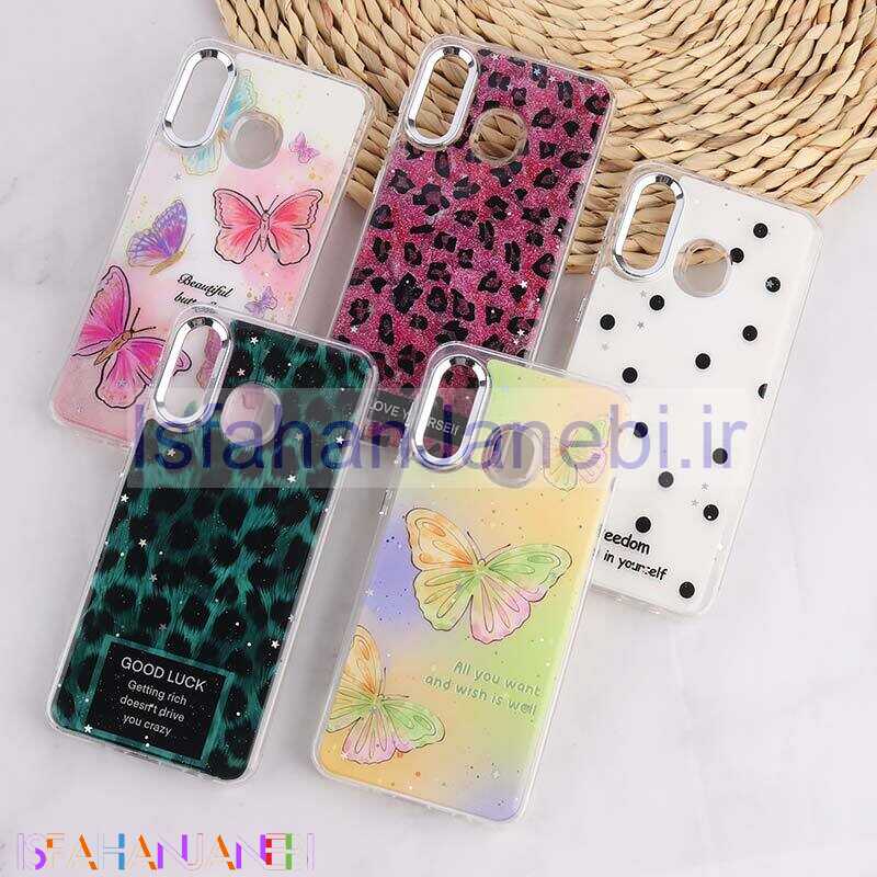 اصفهان جانبی-قاب رزینی سامسونگ Galaxy A20 / A30 طرح دار دور محافظ متال