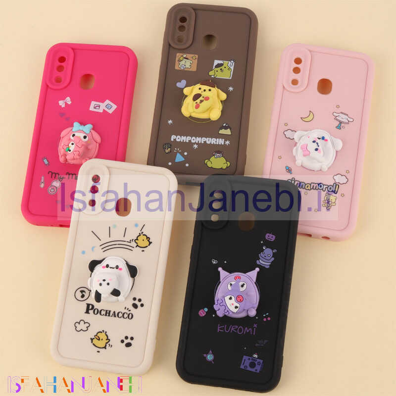 اصفهان جانبی-قاب سولید سامسونگ Galaxy A20 / A30 اسپینردار محافظ لنزدار