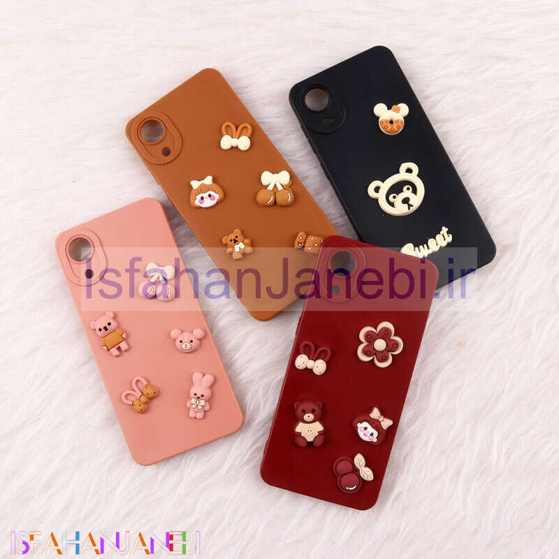 اصفهان جانبی-قاب فانتزی عروسکی Pro Camera محافظ لنزدار Samsung Galaxy A03 Core