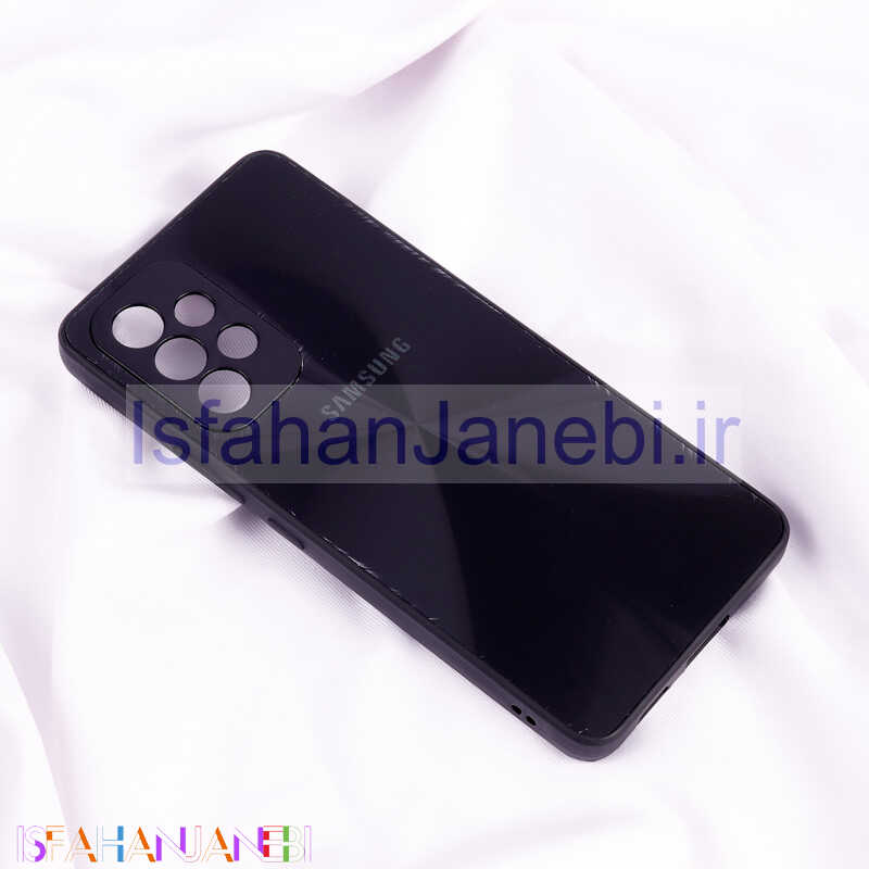 اصفهان جانبی-قاب طرح PVD محافظ لنزدار Samsung Galaxy A53 5G مشکی