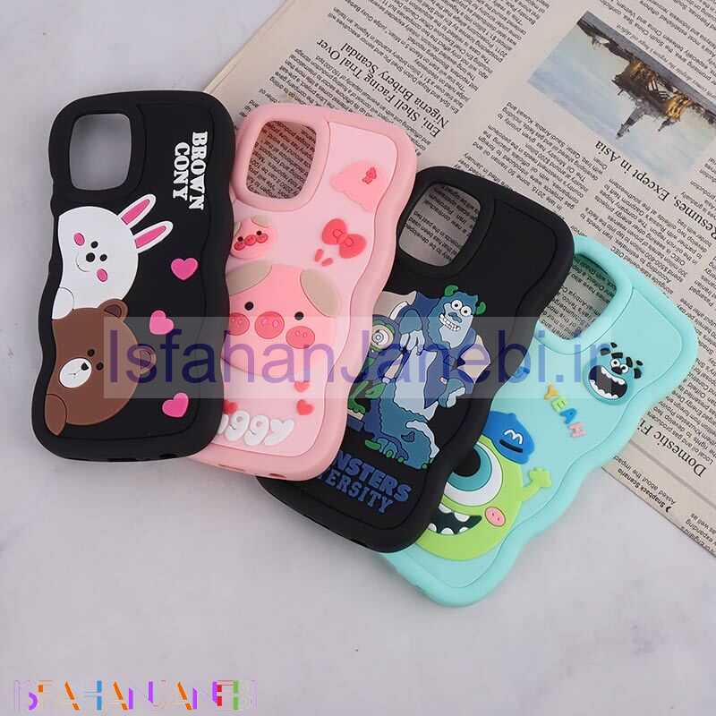 اصفهان جانبی-قاب موج دار سامسونگ Galaxy A22 4G / M22 / M32 4G عروسک برجسته طرح دار